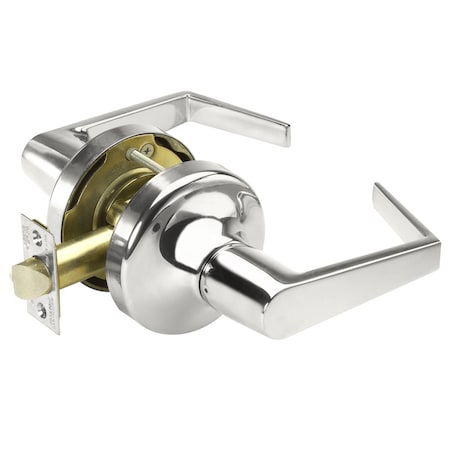 Yale Grade 2 Passage/Closet Latch Cylindrical Lock, Augusta Lever, Non-Keyed, Bright Chrome Finish AU5301LN 625